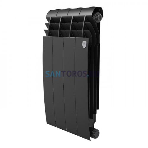 Радиатор Royal Thermo 500 х 4 секции BiLiner Noir Sable биметаллический секционный НС-1176311